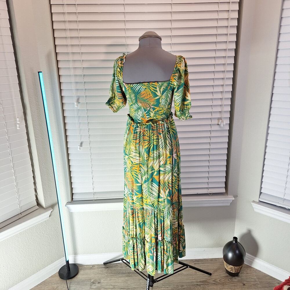 Betsey Johnson Size S Whimsical Maxi Dress Floral Print - Picture 11 of 12